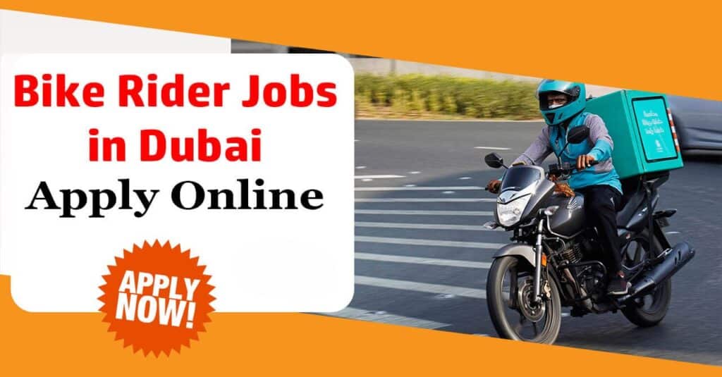 rider job in UAE